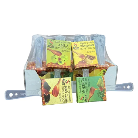 Assorted  Honey Spoon 4 Flavoures Tray