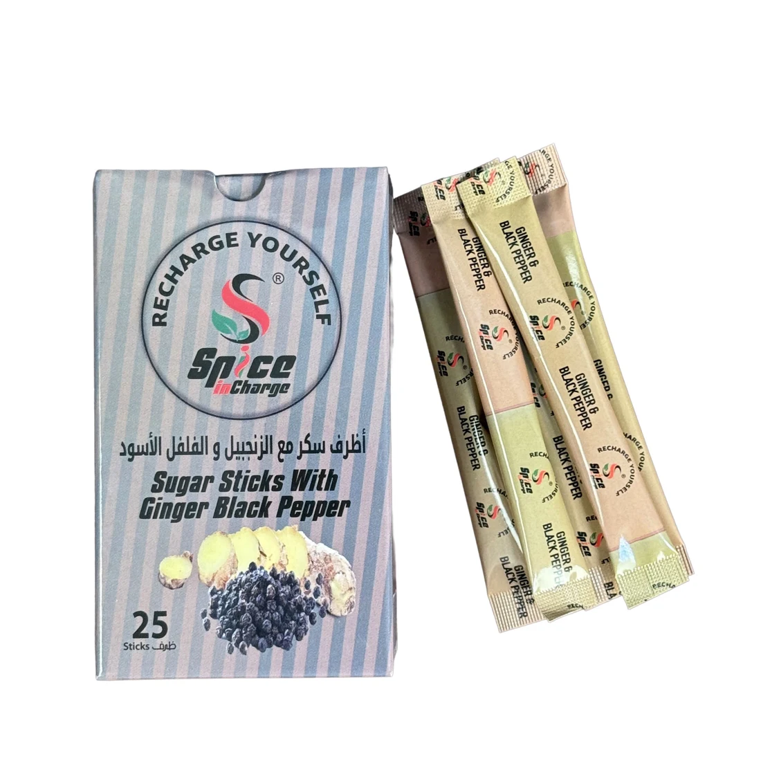 Ginger Black Pepper Sugar Sticks